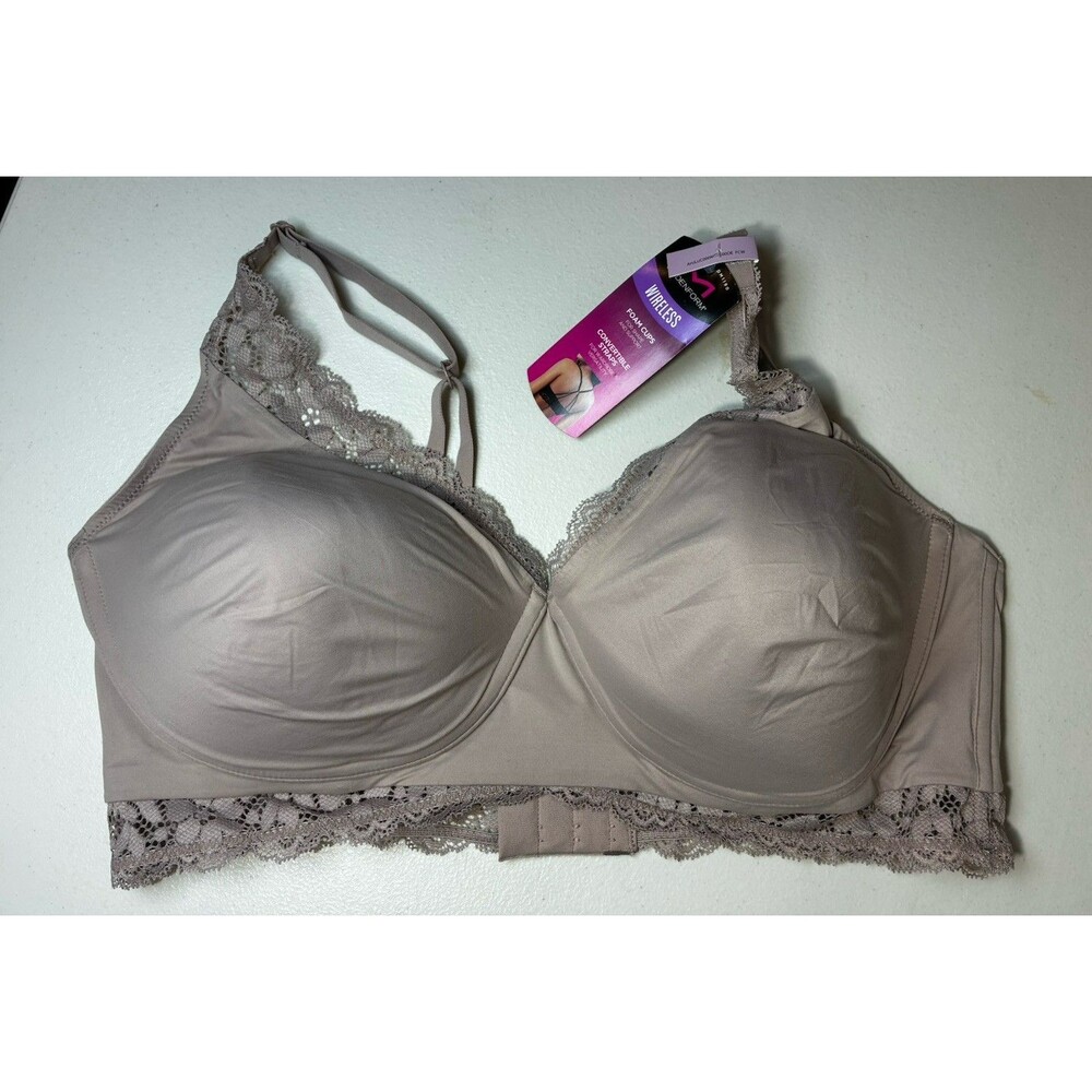 Maidenform Women's Pure Comfort Convertible Evening Blush Bralette in | Size 38D